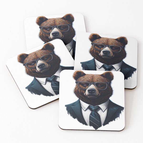 Item preview, oso con traje formal y gafas designed and sold by uB_ Shirt.