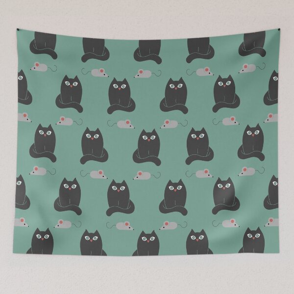 Item preview, Cat and Mouse Games on Rose Pink designed and sold by apcreatively.