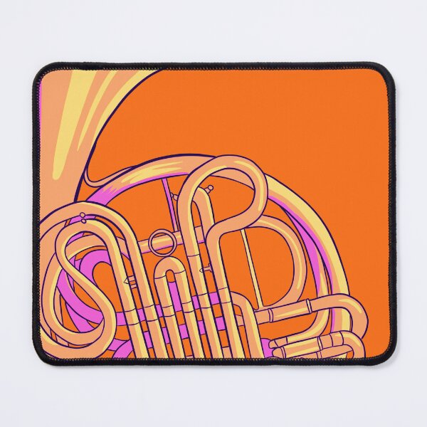 Item preview, French Horn illustration designed and sold by jasmijndeklerk.