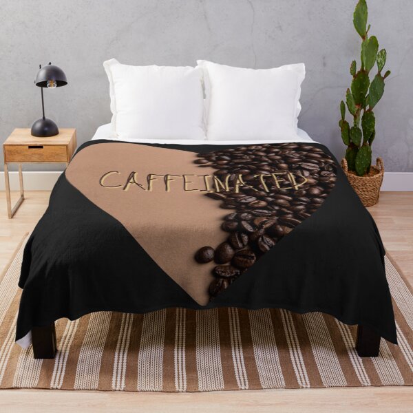 Item preview, Caffeinated - Love Coffee! Beans Heart designed and sold by Lindaco.