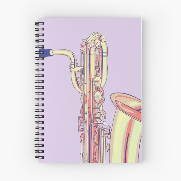 Item preview, Baritone Saxophone illustration designed and sold by jasmijndeklerk.