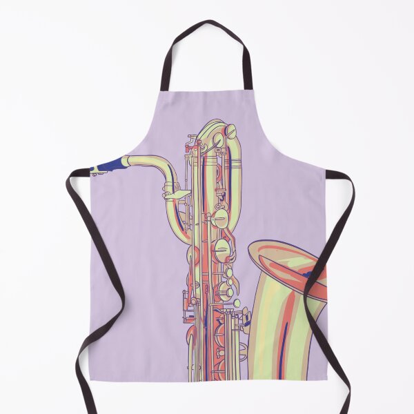 Item preview, Baritone Saxophone illustration designed and sold by jasmijndeklerk.