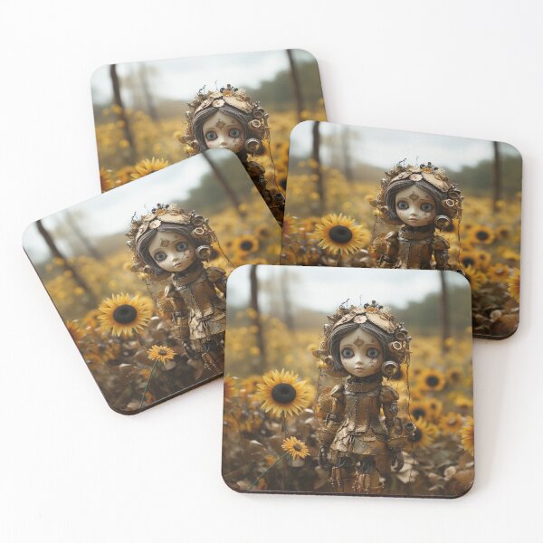 Item preview, Little Girl Doll w Field of Flowers designed and sold by Peter LOPEZ.