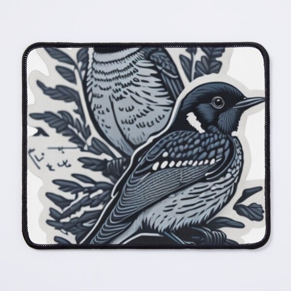 Item preview, Monochrome Birds of Brisbane Sticker designed and sold by SnapSticks.