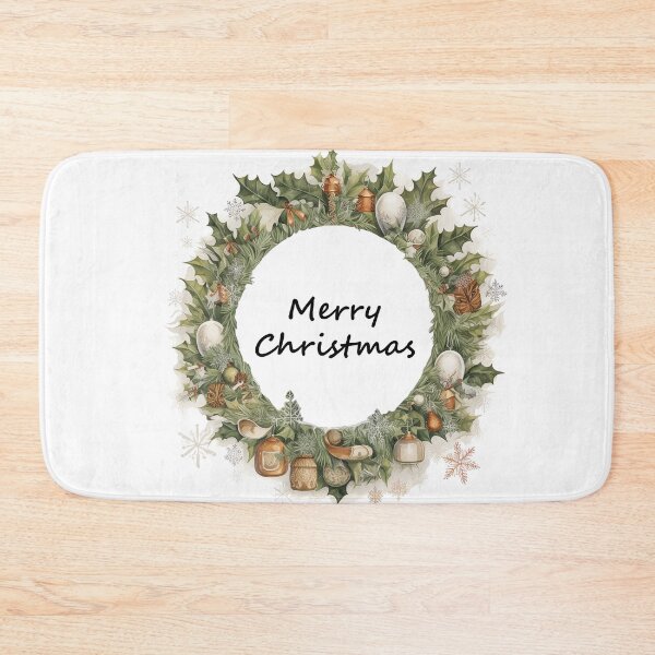Item preview, Christmas wreaths adorned with a decorations designed and sold by MOA-trends.