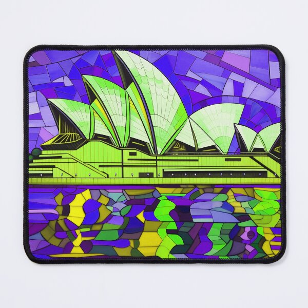 Item preview, The Sydney Opera House, Australia, Purple, AI Generated Art - A Distinctive Masterpiece of 20th Century Architecture  designed and sold by studioSharonKay.