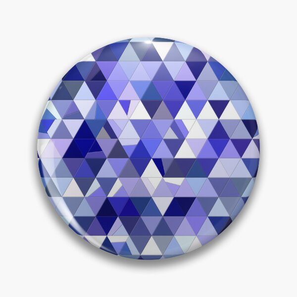 Item preview, Blue and White Abstract Imperfect Triangles Mosaic designed and sold by KaSaPo.