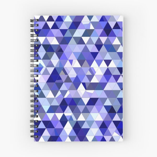 Item preview, Blue and White Abstract Imperfect Triangles Mosaic designed and sold by KaSaPo.