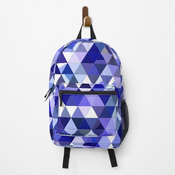 Item preview, Blue and White Abstract Imperfect Triangles Mosaic designed and sold by KaSaPo.