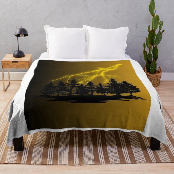 Item preview, Trees with Lightning designed and sold by sr-arts69.