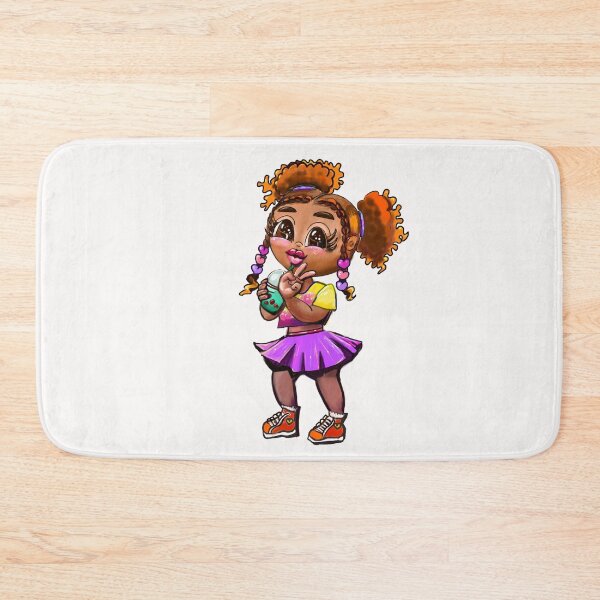 Item preview, Boba and Peace, African American, Black cartoon, anime, game character girl designed and sold by Artonmytee.