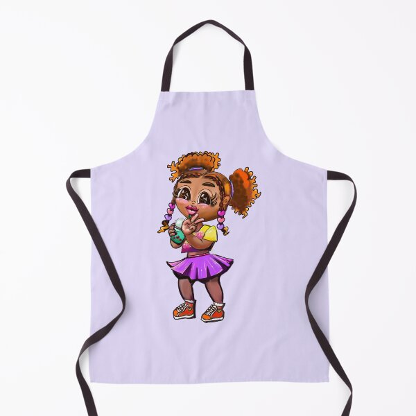 Item preview, Boba and Peace, African American, Black cartoon, anime, game character girl designed and sold by Artonmytee.
