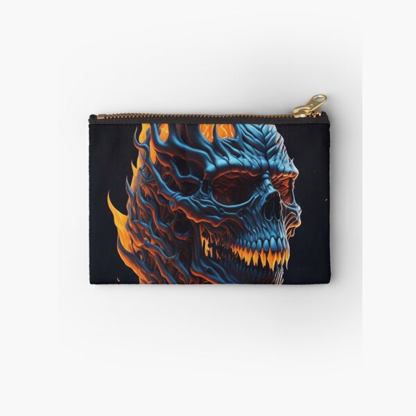 Item preview, Inferno's Grin: Scary Flaming Skull Collection - Halloween 2023 October designed and sold by Badowolf.