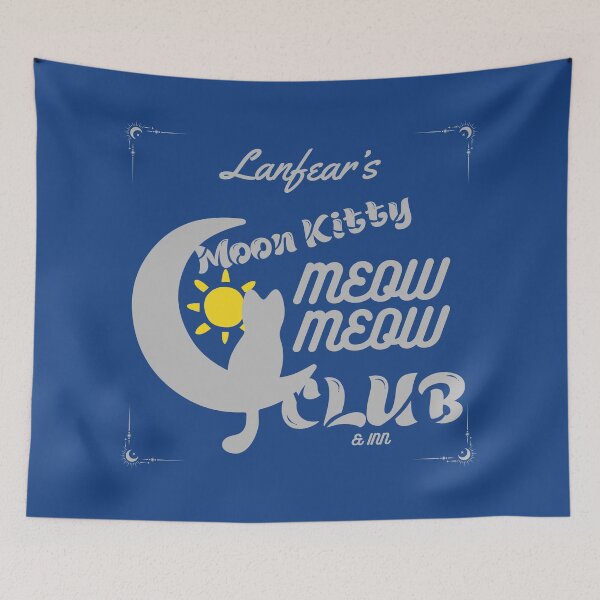 Item preview, The Moon Kitty, Meow, Meow, Club & Inn designed and sold by Taveren-Tavern.