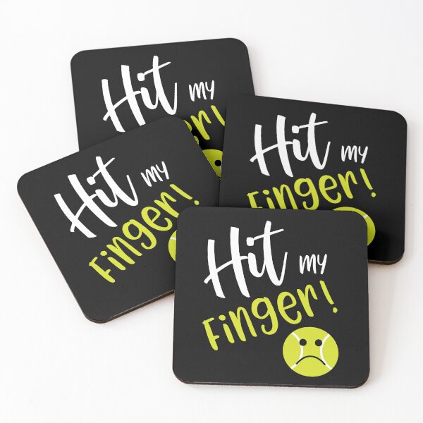 Item preview, Funny Tennis Excuse Hit My finger designed and sold by whyitsme.