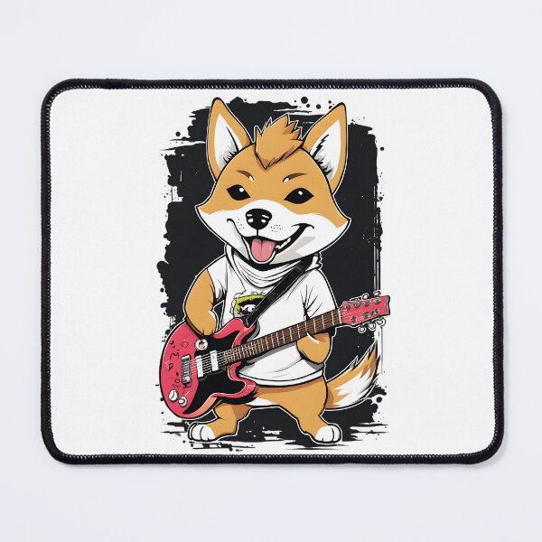 Item preview, Guitar Heroes - Shiba Inu III designed and sold by DevemDavam.