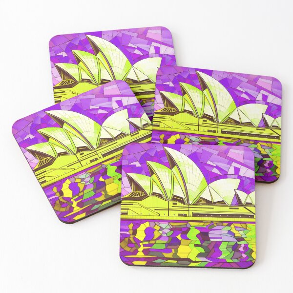 Item preview, The Sydney Opera House, Australia, Violet, AI Generated Art - A Distinctive Masterpiece of 20th Century Architecture  designed and sold by studioSharonKay.