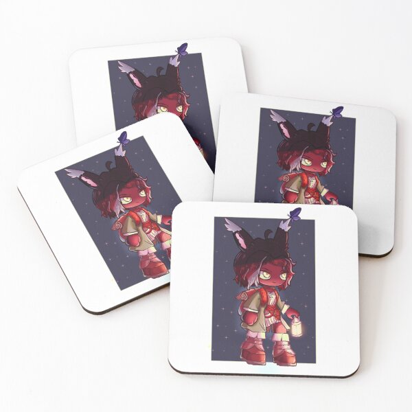 Item preview, Final Fantasy XIV Chibi Erenville with starry background  designed and sold by Sephira's sticker shop.