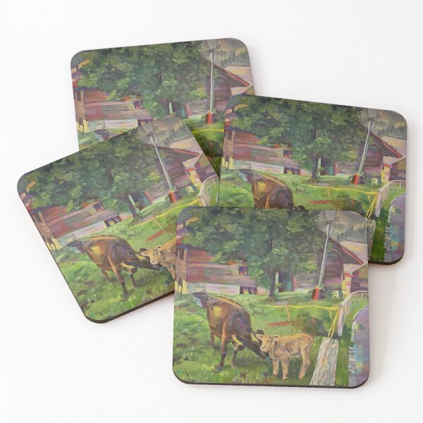 Item preview, Swiss Cow Oil Painting designed and sold by flaurdie4.