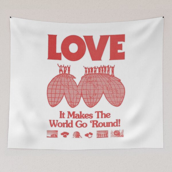 Item preview, Love It Makes The World Go Round designed and sold by ILIASSART.