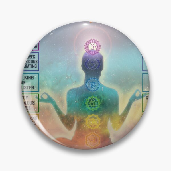 Item preview, Chakra System Diagram designed and sold by bootsygreenwood.