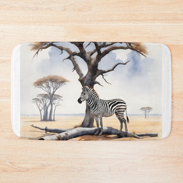 Item preview, Zebra on savanna designed and sold by CraftyUniverse.