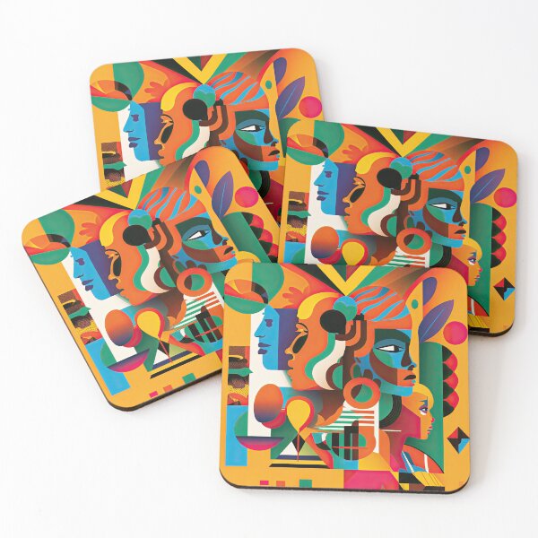 Artikelvorschau, African Tribe Bauhaus Design entworfen und verkauft von ArtificialGenes.