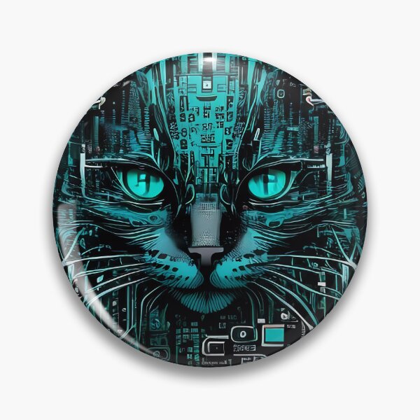 Item preview, “Hacker Meowtrice: The Feline Revolution” designed and sold by Art-Vortex-fr.