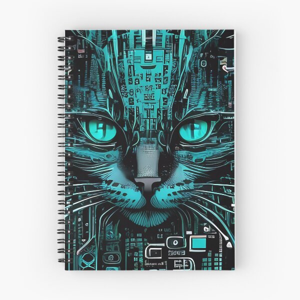 Item preview, “Hacker Meowtrice: The Feline Revolution” designed and sold by Art-Vortex-fr.