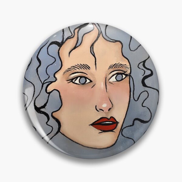 Item preview, Girl with floating blue hair designed and sold by Miazmon.