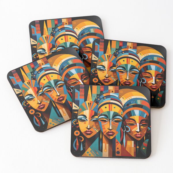 Item preview, Diseño Bauhaus de tribu africana designed and sold by ArtificialGenes.