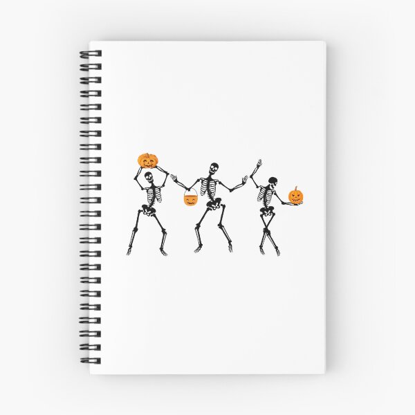 Item preview, Dancing Skeletons with Pumpkins designed and sold by OscarAndOphelia.