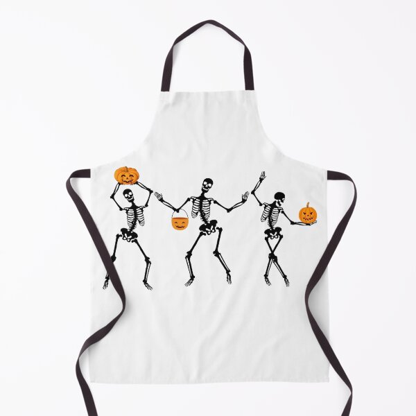 Item preview, Dancing Skeletons with Pumpkins designed and sold by OscarAndOphelia.