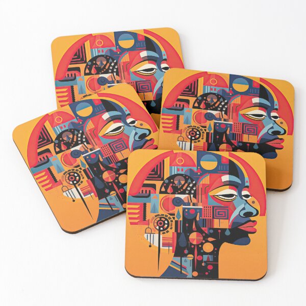 Item preview, African Tribe Bauhaus Design designed and sold by ArtificialGenes.