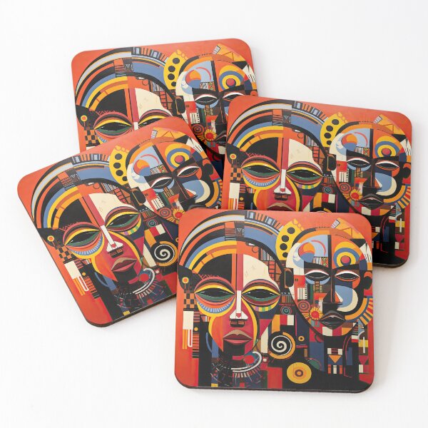 Item preview, African Tribe Bauhaus Design designed and sold by ArtificialGenes.