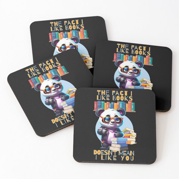 Item preview, a cute panda who loves books designed and sold by Animal world designs.