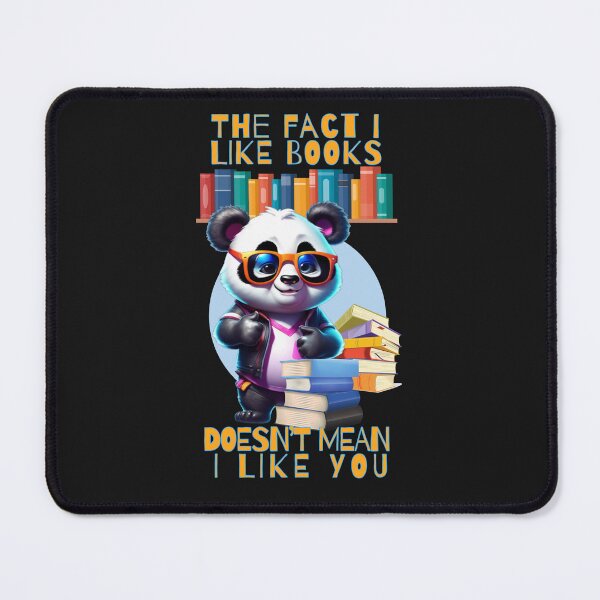 Item preview, a cute panda who loves books designed and sold by Animal world designs.