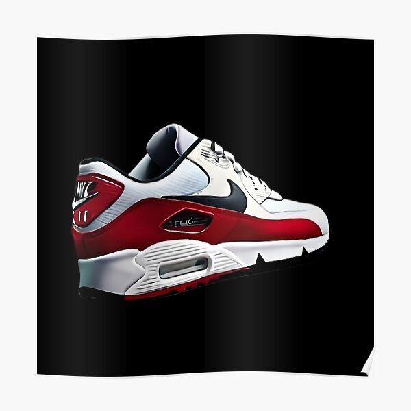 Nike Air Force III Advertising Poster 90s Style Shoes Print 