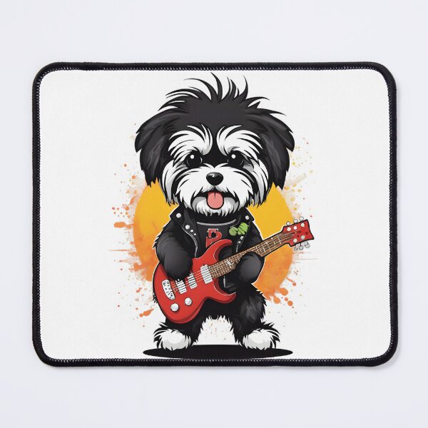 Item preview, Guitar Heroes - Havanese Bolognese dog III designed and sold by DevemDavam.