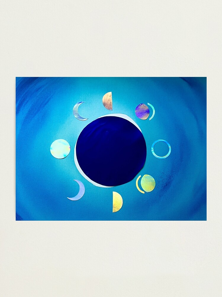 Thumbnail 2 of 3, Photographic Print, Moon Phases designed and sold by Stirly.
