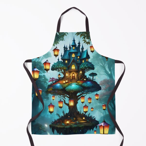 Item preview, Floating Fairytale Island designed and sold by StickerSquare.