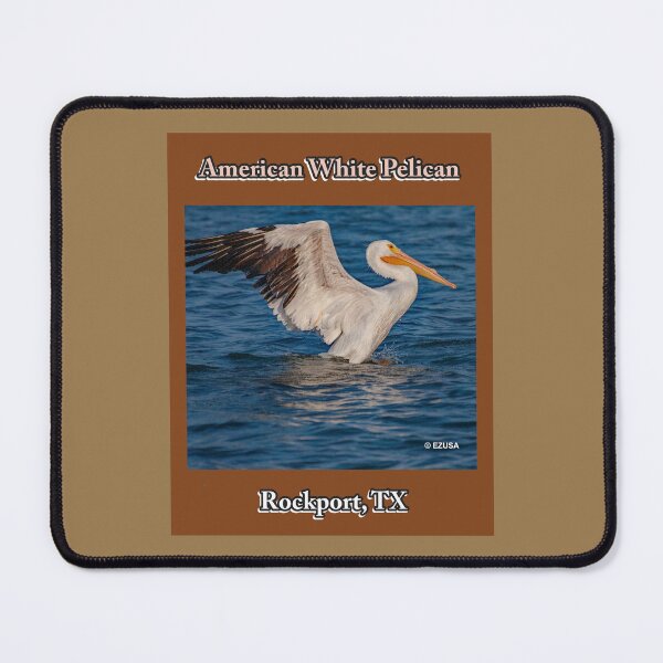Item preview, Give Someone You Love The Bird. American White Pelican from Rockport, Texas, Birding Rockport, Visit Rockport designed and sold by MoreEZUSA-Here.