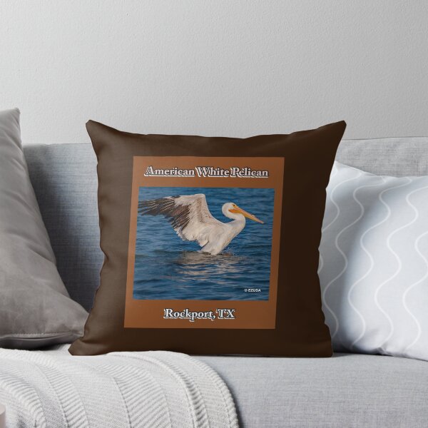 Item preview, Give Someone You Love The Bird. American White Pelican from Rockport, Texas, Birding Rockport, Visit Rockport designed and sold by MoreEZUSA-Here.