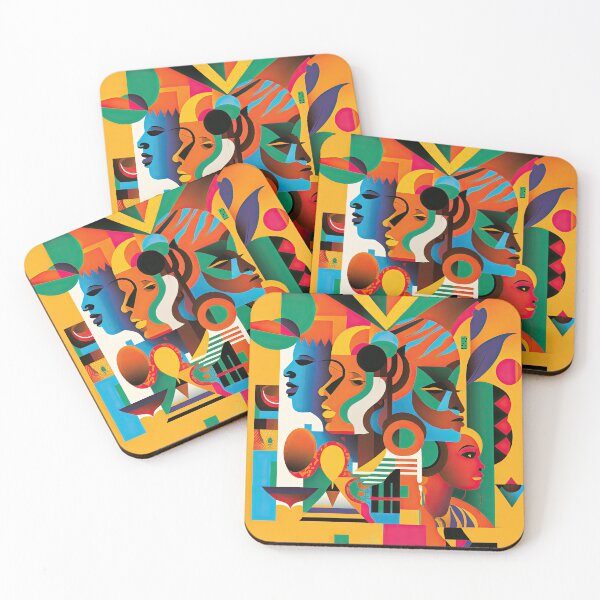 Artikelvorschau, African Tribe Bauhaus Design entworfen und verkauft von ArtificialGenes.