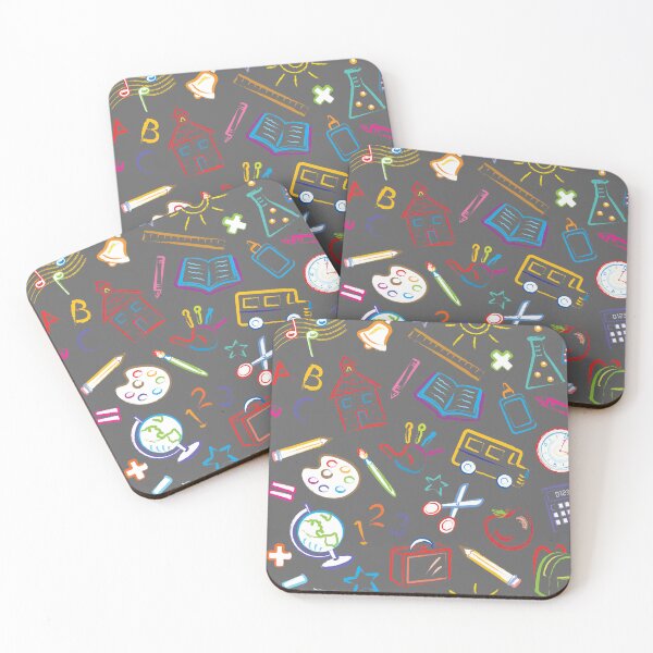 Item preview, school elements patterns designed and sold by obinsuma.