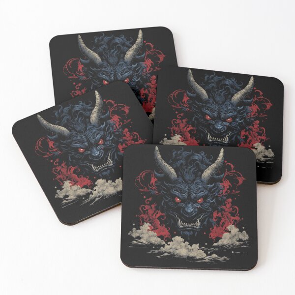 Item preview, A Vintage Distressed Oni - Japanese Horror designed and sold by GVRDesign.