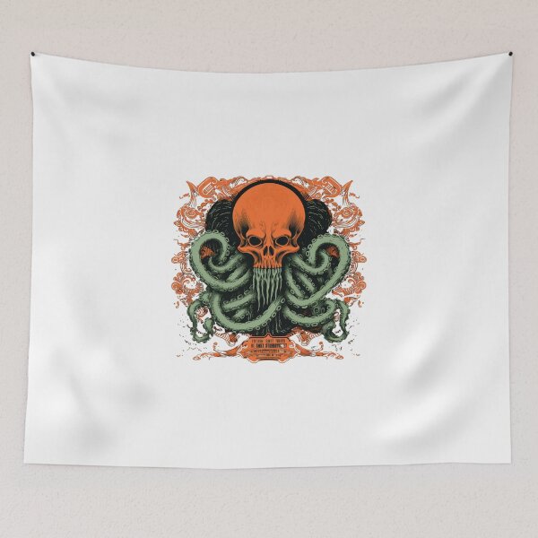 Item preview, Tentacled Skull designed and sold by Imagination1618.