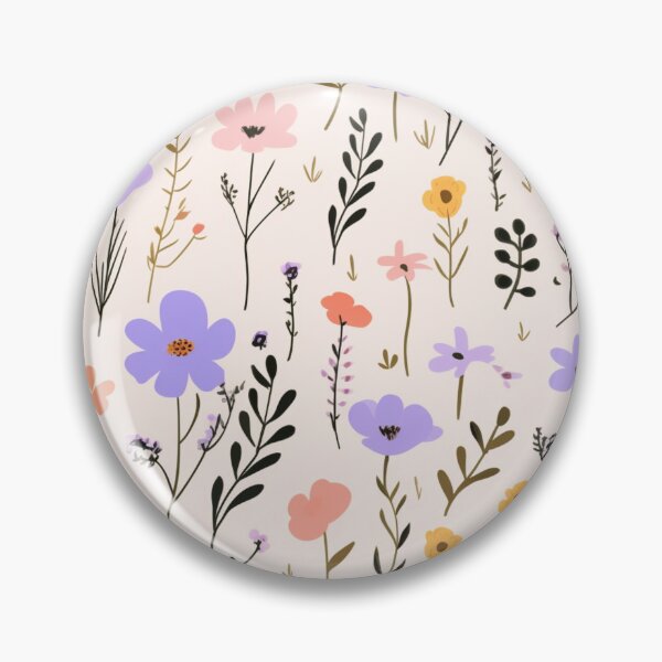 Item preview, Baby Tiny Wild Flower Pattern Pastel Minimalistic Pattern designed and sold by Wiseass.