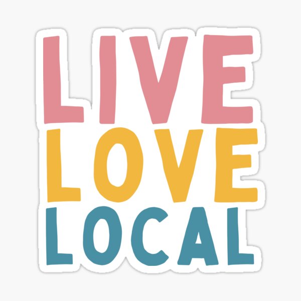 Item preview, Live Love Local designed and sold by Socialtraction.