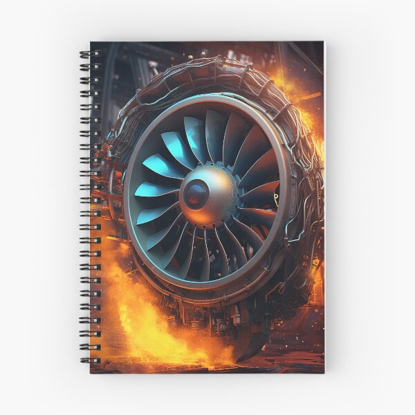 Aperçu de l'œuvre Moteur d'avion créée et vendue par DigitizedArt.